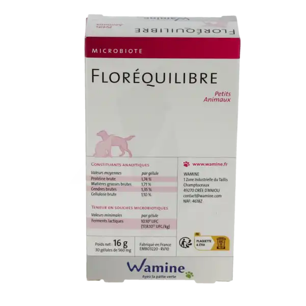 Wamine Floréquilibre Petits Animaux Gélules B/30