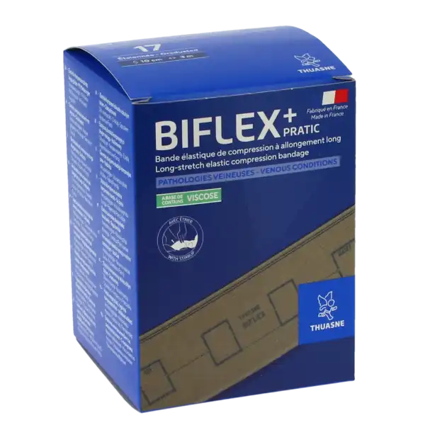Thuasne Biflex Plus N° 17 Forte Pratic, 10 Cm X 3 Cm