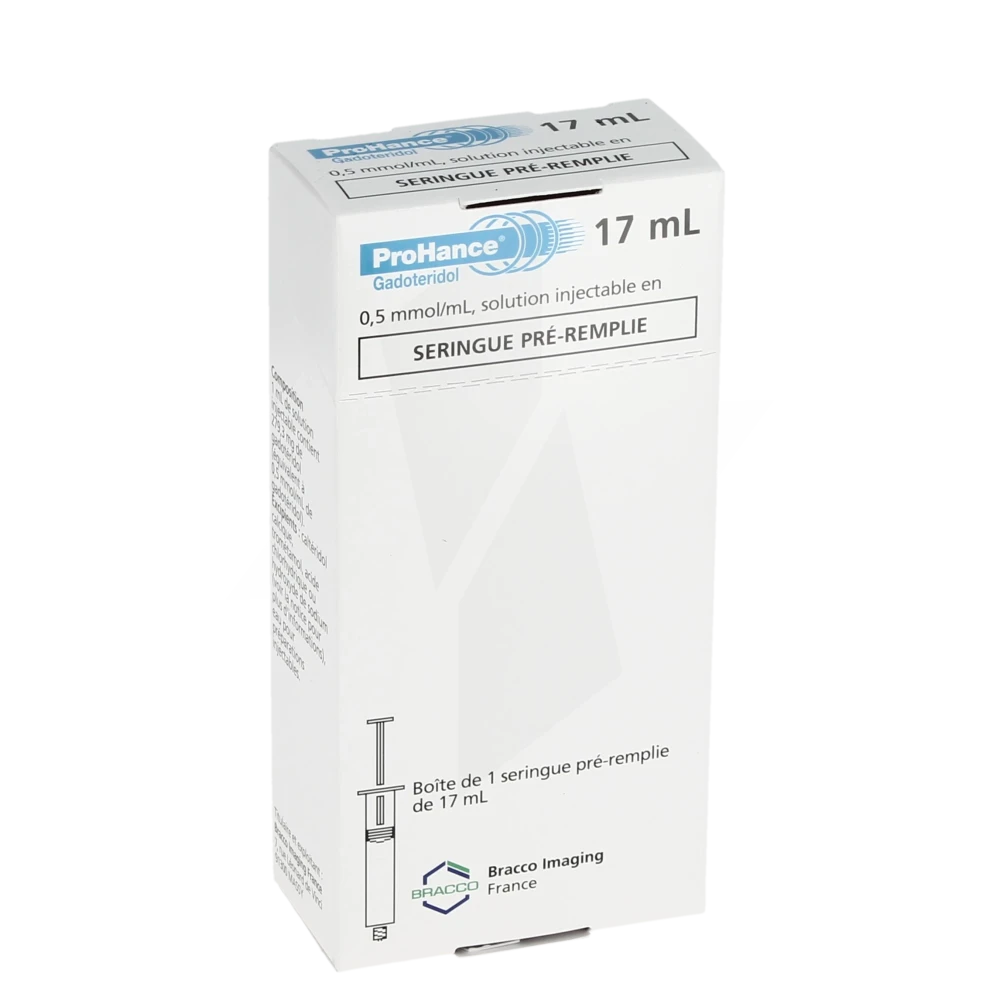 Prohance 0,5 Mmol/ml, Solution Injectable En Seringue Pré-remplie