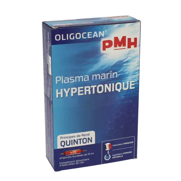 Pmh Plasma Marin Hypertonique Solution Buvable Revitalisant 20 Ampoules/15ml