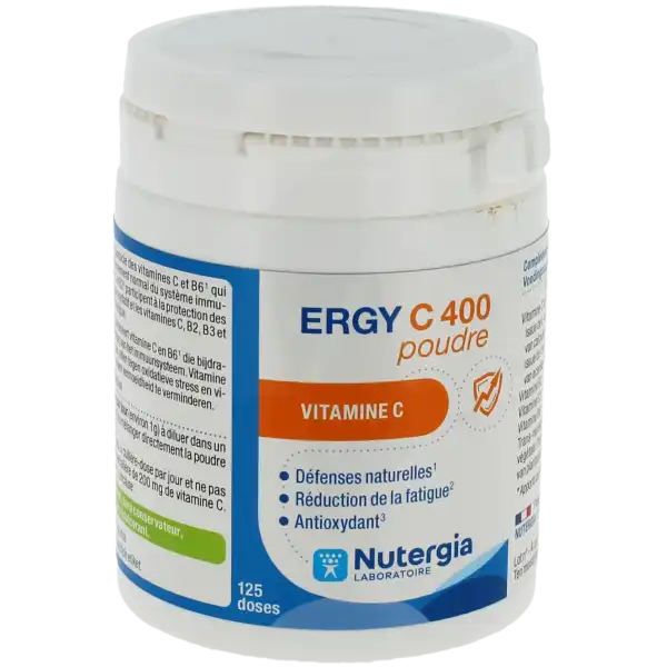 Ergy C 400 Poudre Orale Pot/125g