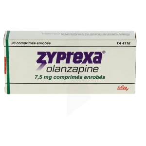 Zyprexa 7,5 Mg, Comprimé Enrobé
