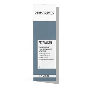 Dermaceutic Activabiome Crème De Nuit Peau à Tendance Acnéique 40ml