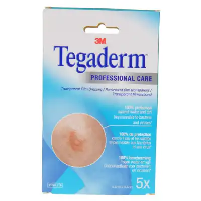 Tegaderm Pansement Polyuréthane 4,4x4,4cm B/5 à SENNECEY-LÈS-DIJON