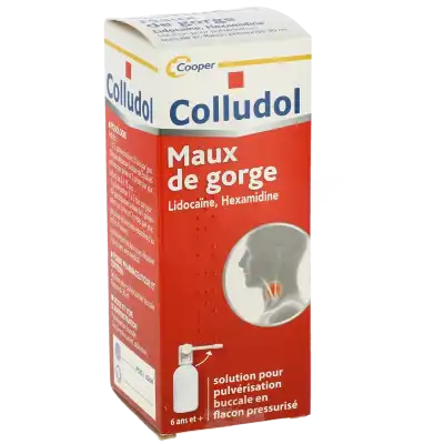 COLLUDOL Solution pour pulvérisation buccale en flacon pressurisé Fl/30 ml + embout buccal