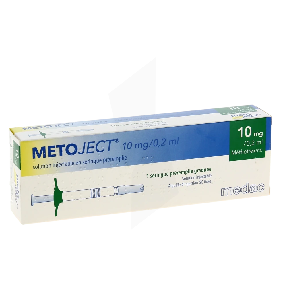 Metoject 10 Mg/0,2 Ml, Solution Injectable En Seringue Préremplie