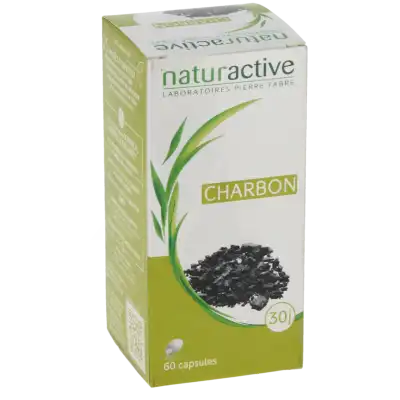 Naturactive Phytothérapie Charbon Végétal Caps B/60 à LA COTE-SAINT-ANDRÉ