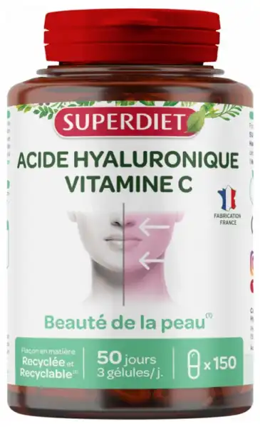 Superdiet Acide Hyaluronique Gélules B/150