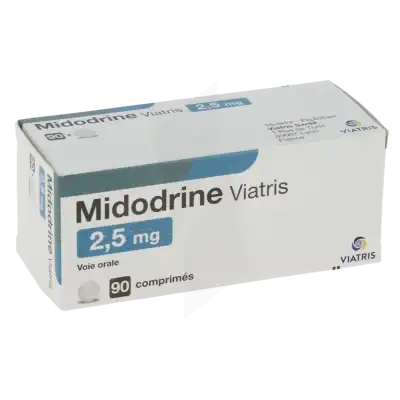 Midodrine Viatris 2,5 Mg, Comprimé à SAINT-SAENS
