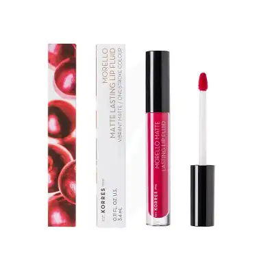 Korres Morello Rouge à Lèvres Liquide Mat N°29 Strawberry Kiss 3,4ml à Gardanne
