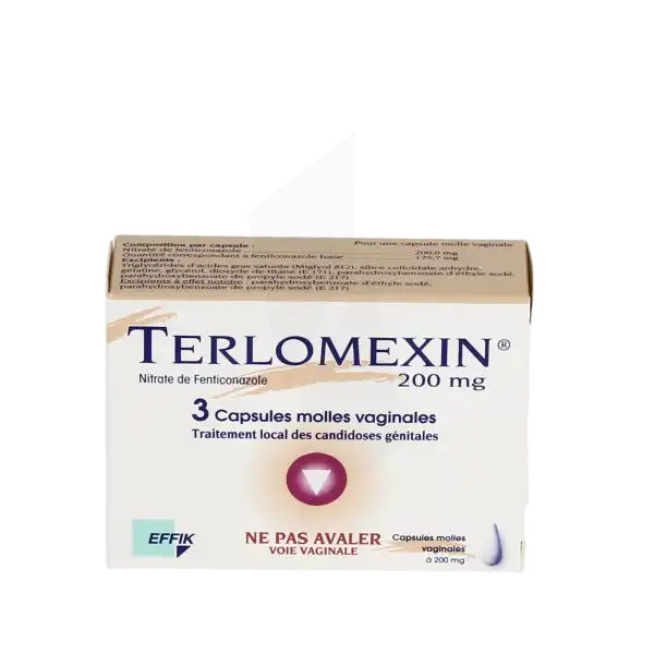 Terlomexin 200 Mg, Capsule Molle Vaginale