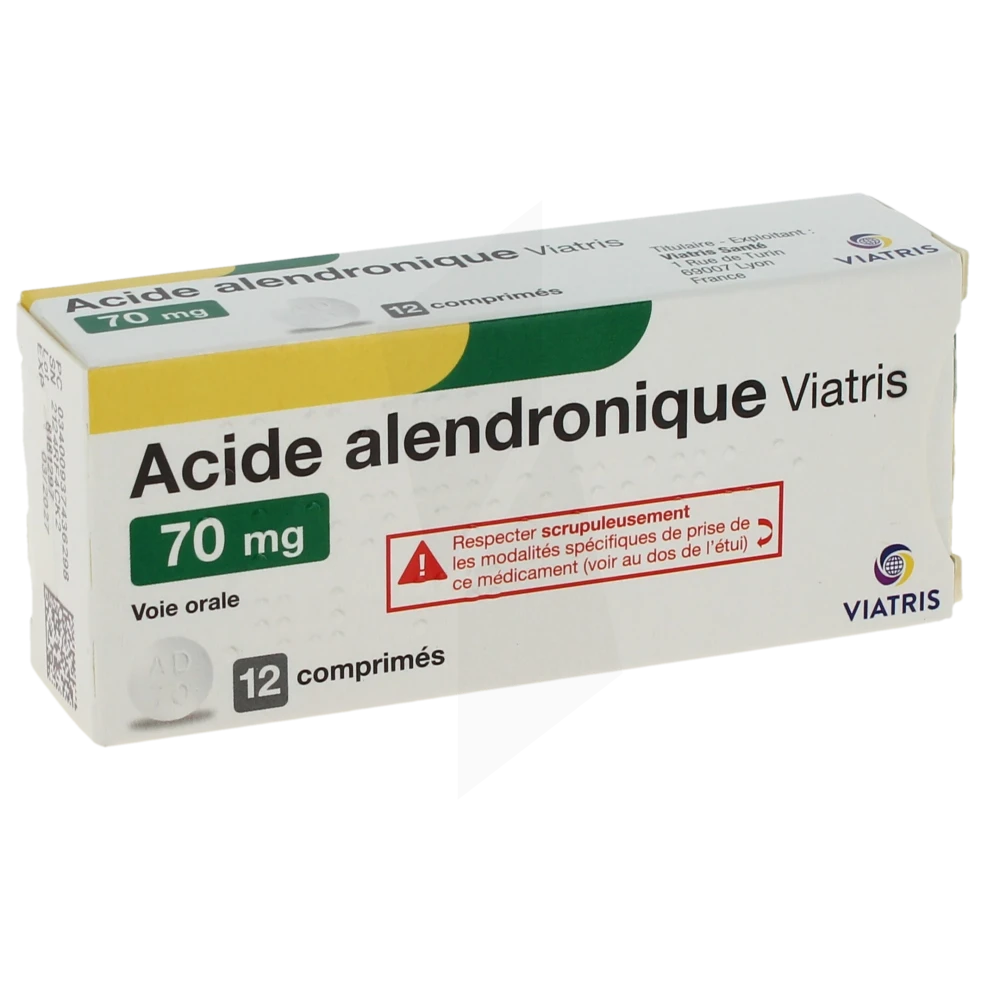 Acide Alendronique Viatris 70 Mg, Comprimé