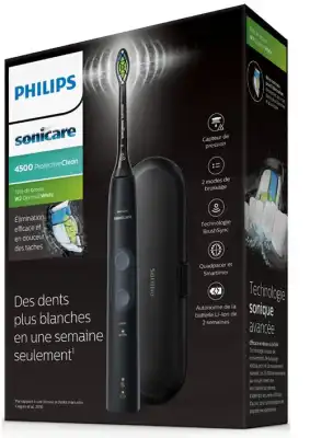 Sonicare Protective Clean 4500 Noire+coff à Libourne