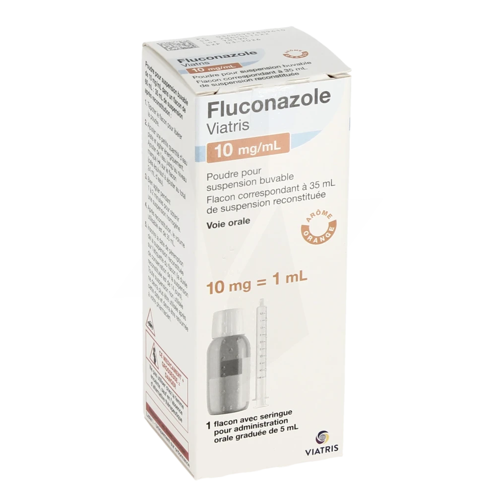 Fluconazole Viatris 10 Mg/ml, Poudre Pour Suspension Buvable