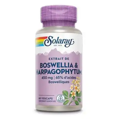Solaray Boswellia 450mg + Harpagophytum 125mg Capsules Végétales B/60 à Libourne