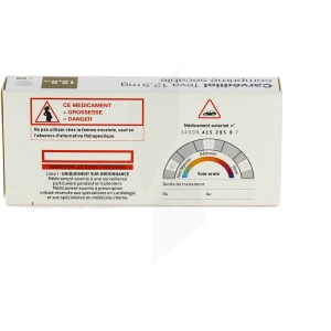 Carvedilol Teva 12,5 Mg, Comprimé Sécable