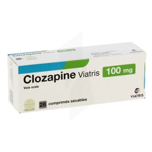 Clozapine Viatris 100 Mg, Comprimé Sécable