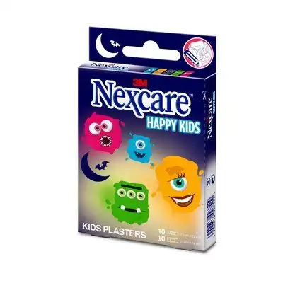 Nexcare Sensitive Soft Happy Kids Pansements Microporeux Monstres 2 Tailles B/20 à VILLEMUR SUR TARN