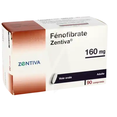 Fenofibrate Zentiva 160 Mg, Comprimé à Bordeaux