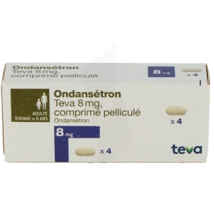 Ondansetron Teva 8 Mg, Comprimé Pelliculé