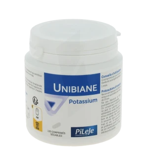 Pileje Unibiane Potassium 120 Comprimés