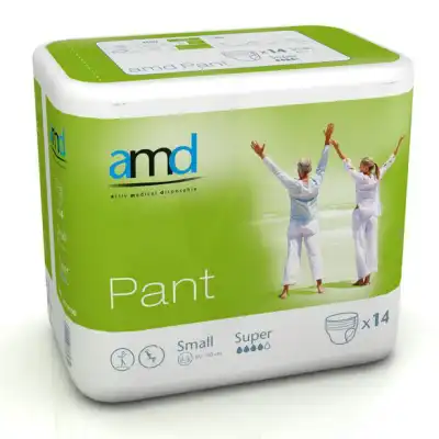 Amd Pant Slip Absorbant Small Super Paquet/14 à Agen