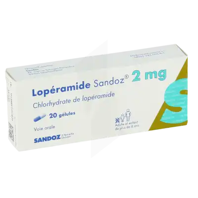 LOPERAMIDE SANDOZ 2 mg, gélule
