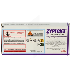 Zyprexa 10 Mg, Comprimé Enrobé