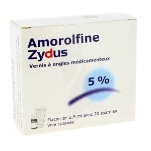 Amorolfine Zydus 5 %, Vernis à Ongles Médicamenteux