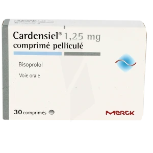 Cardensiel 1,25 Mg, Comprimé Pelliculé