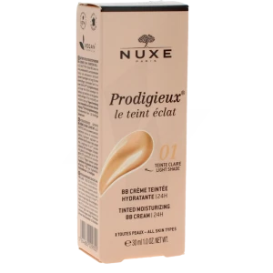 Nuxe Prodigieuse Le Teint Eclat Crème Bb Hydratante 24h Claire Tube De 30 Ml