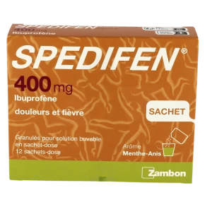 Spedifen 400 Mg, Granulés Pour Solution Buvable En Sachet-dose