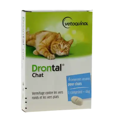 DRONTAL CHAT, Comprimé enrobé