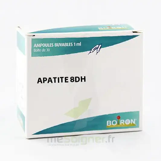 Boiron Apatite 8dh Solution Buvable En Ampoules Boîte De 30 Ampoules