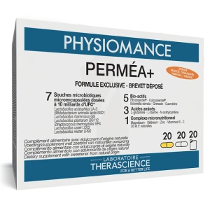 Therascience Physiomance Perméa+ Orange Avec Microbiote Poudre + Gélules B/20+20+20
