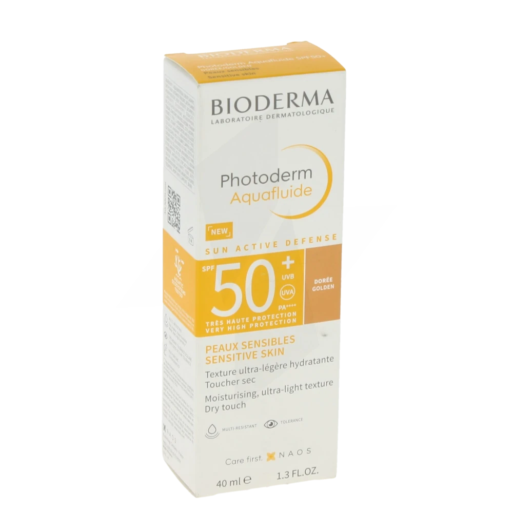 Bioderma Photoderm Spf50+ Aquafluide Teinte Dorée T/40ml