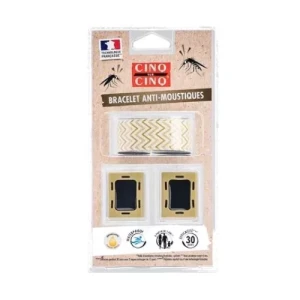 Cinq Sur Cinq Bracelet Anti-moustique White Summer