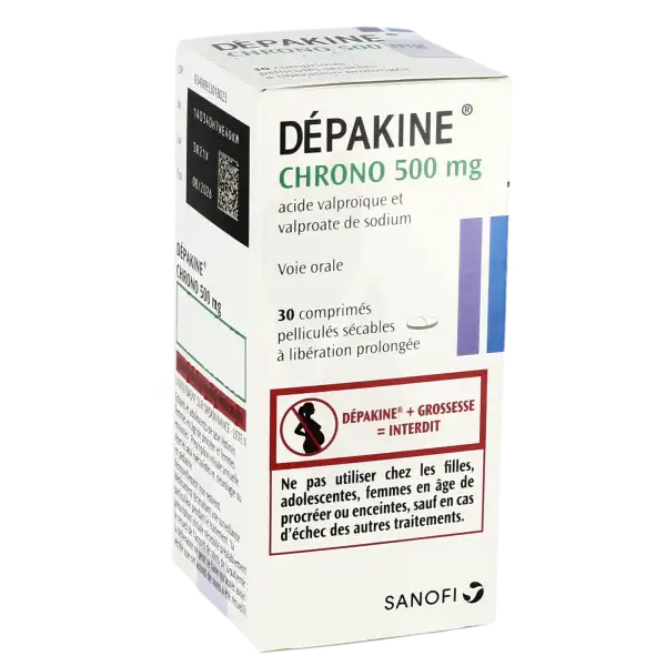 Pharmacie Mercier - Médicament Depakine Chrono 500 Mg, Comprimé ...