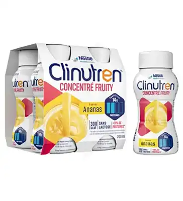Clinutren Concentré Fruity Nutriment Ananas 4 Bouteilles/200ml à GUJAN-MESTRAS