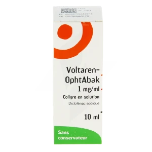 Voltarenophtabak 1 Mg/ml, Collyre En Solution