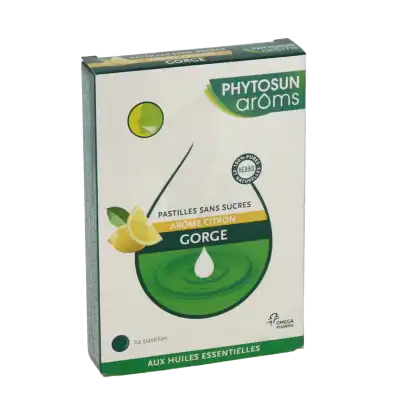 Phytosun Arôms Pastilles Sans Sucre Gorge Arôme Citron X 24 à REIMS