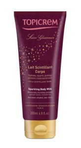 Topicrem Soins Glamours Lait Scintillant Corps, Tube 200 Ml