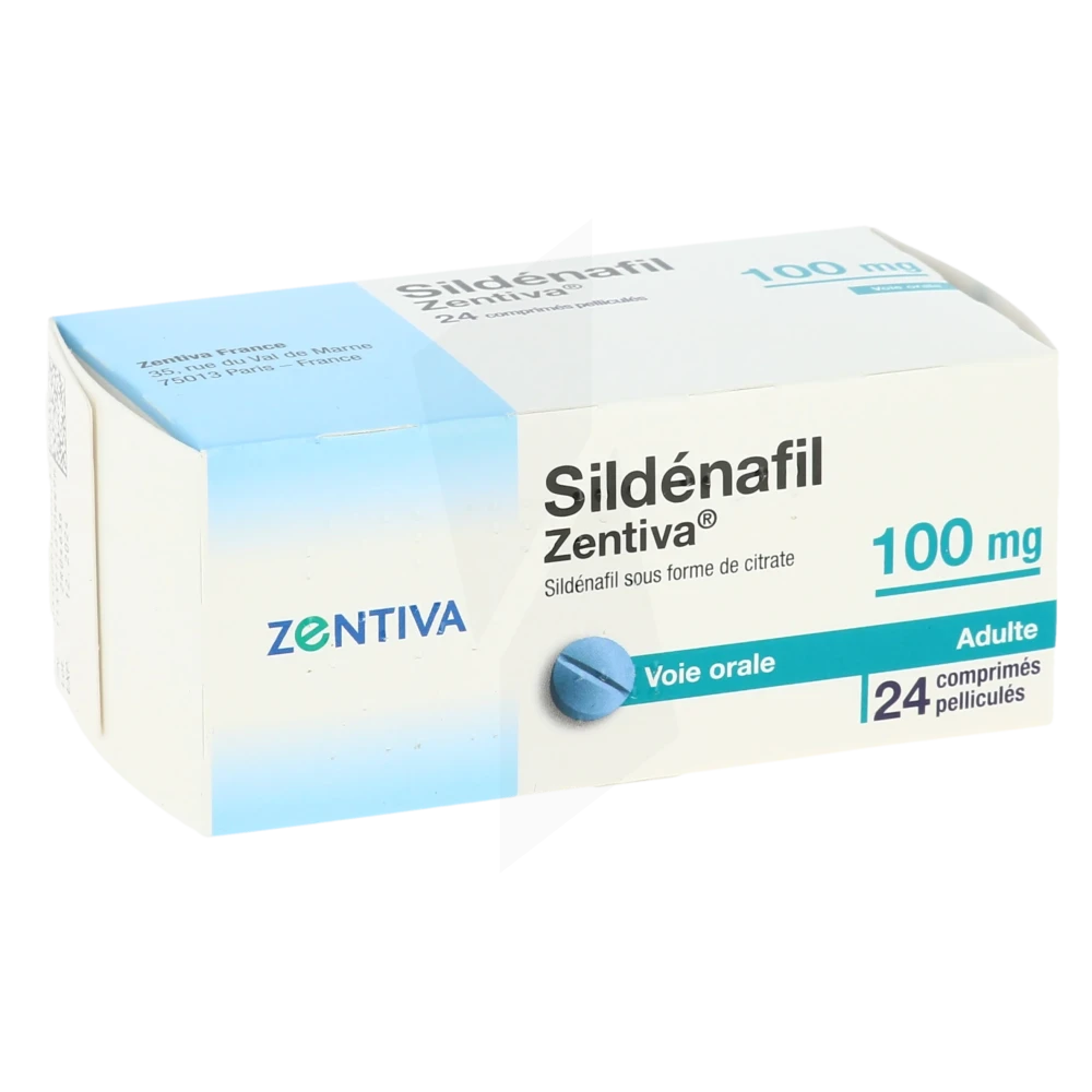 Sildenafil Zentiva 100 Mg, Comprimé Pelliculé