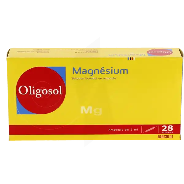 Magnesium Oligosol, Solution Buvable En Ampoule