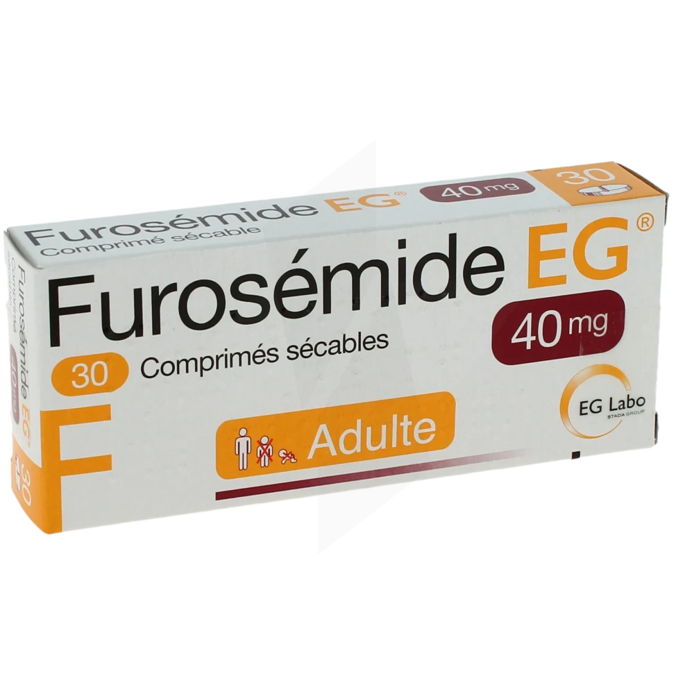 Furosemide Eg 40 Mg, Comprimé Sécable