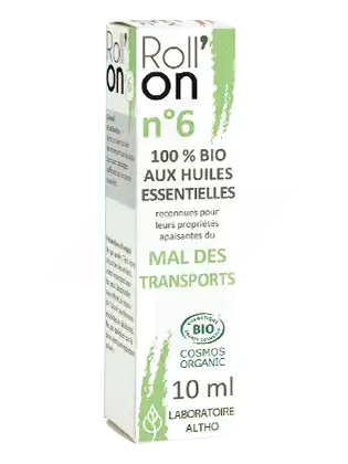 Laboratoire Altho Roll'on N°6 Mal Des Transports 10ml