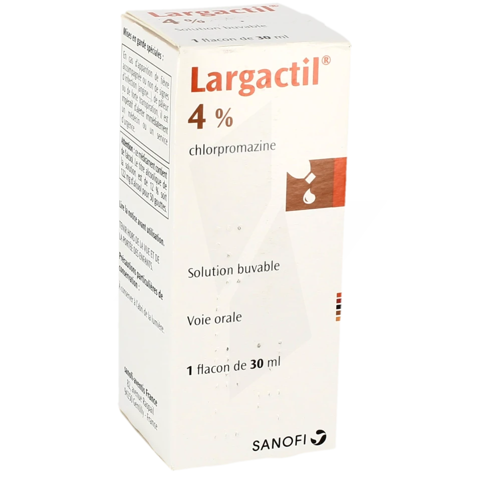 Largactil 4 Pour Cent, Solution Buvable En Gouttes