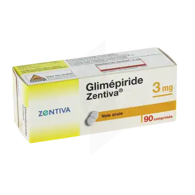 Glimepiride Zentiva 3 Mg, Comprimé à Bordeaux