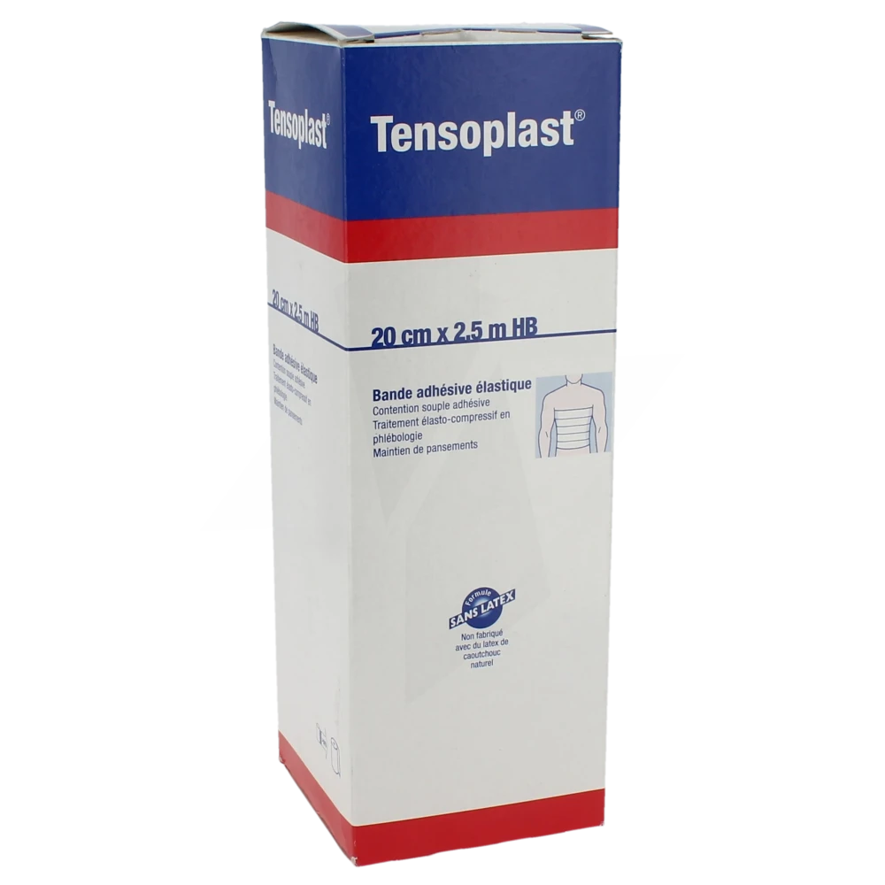 Tensoplast Hb Bande Adhésive élastique 20cmx2,5m