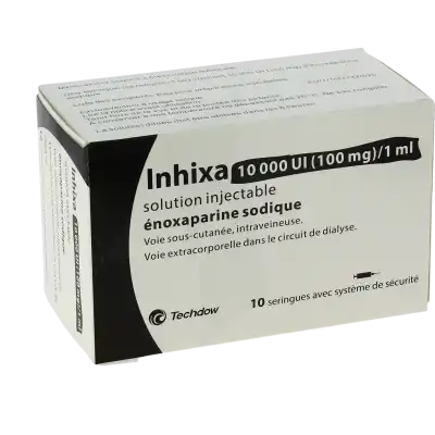 Inhixa 100 Mg/ml, Solution Injectable En Seringue Préremplie à LIEUSAINT